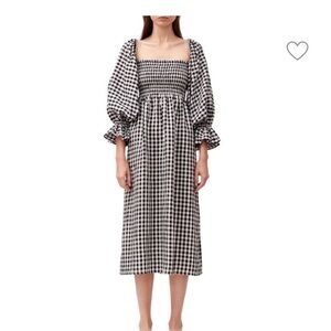 Sleeper gingham maxi dress.